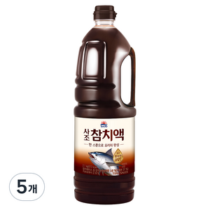 사조 참치액, 2.1kg, 5개