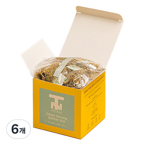 티앤라이프 릴랙션 티 블렌딩 허브차 딜라이트 모닝 DELIGHT MORNING, 1g, 6개, 25개입