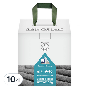 산그리메 맑은 헛깨수 삼각티백차 선물용패키지, 10개, 15개입, 2g