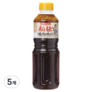 다이쇼 비전 야키니쿠 양념 소스, 575g, 5개