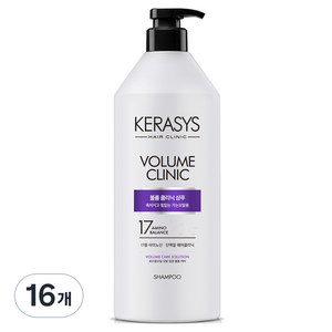 케라시스 볼륨 클리닉 단백질 샴푸 플로럴파우더향, 980ml, 16개