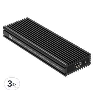 인네트워크 M.2 NVMe Radiate Heat Enclosure 방열 케이스, IN-SSDM2WB, 3개