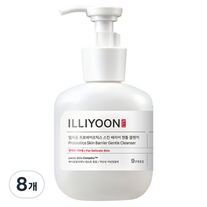 일리윤 프로바이오틱스 스킨 배리어 젠틀클렌저 여성청결제, 300ml, 8개