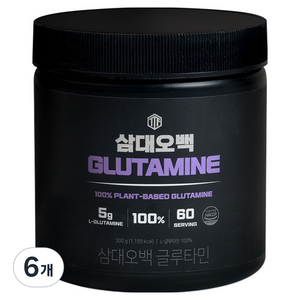 삼대오백 L글루타민 300 파우더 분말, 300g, 6개