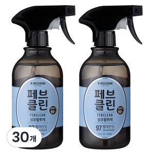 더블유드레스룸 페브클린 섬유탈취제 본품, 500ml, 30개