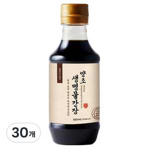 신앙촌 양조 생명물간장, 360ml, 30개