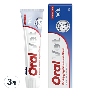 페노비스 강아지 고양이 치약 오랄벳, 50g, 1개입, 3개