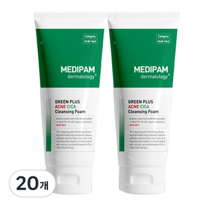 메디팜 아크네 진정 시카 클렌징폼, 220ml, 20개