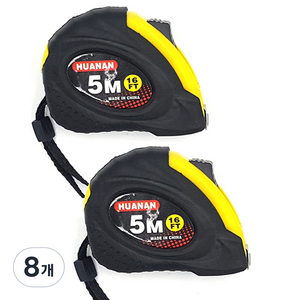 툴코드 고급 자석 줄자 5m, 8개