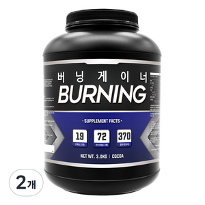 신전 프로틴샵 버닝게이너 헬스보충제, 3kg, 2개