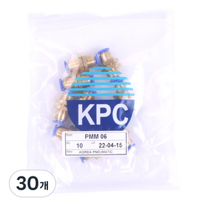 KPC 원터치휘팅 PMM 나사 세트, 30개