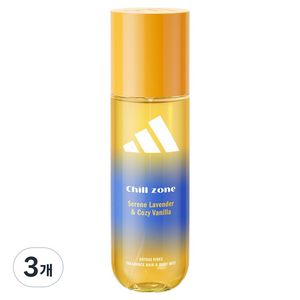 아디다스 바이브 칠 존 퍼퓸 미스트, 3개, 150ml
