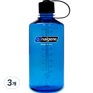 날진 서스테인 내로우 마우스 보틀, 슬레이트, 1L, 3개