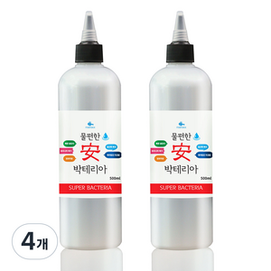 모비딕 물편한 박테리아, 500ml, 4개