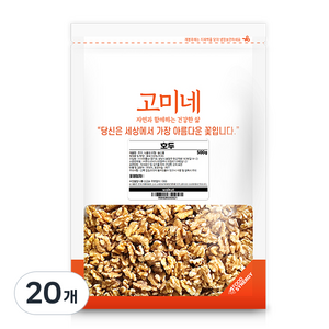 고미네 호두, 500g, 20개