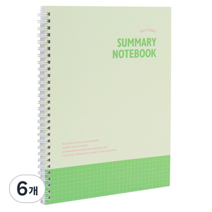 인디고 혼자공부 요점 노트, 그린, 6개