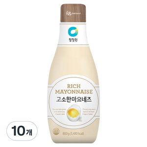 청정원 고소한 마요네즈, 800g, 10개