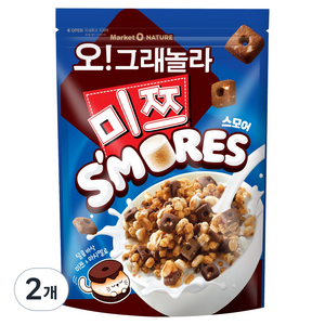 마켓오네이처 오그래놀라 오리온 미쯔 스모어, 260g, 2개