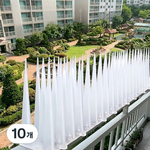 굿무드 비둘기퇴치 버드스파이크 투명 10cm, 10개