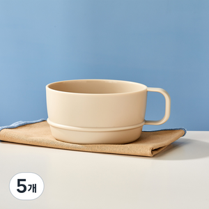 모던하우스 국산 키즈세이프 렌지안심 큰보울 550ml, 빈티지 아이보리, 5개