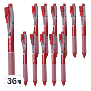 펜텔 트란직션 샤프 레드 PWE25-B, 0.5mm, 36개