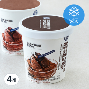 연세우유 전용목장 마카다미아 초코 아이스크림 (냉동), 474ml, 1개입, 4개