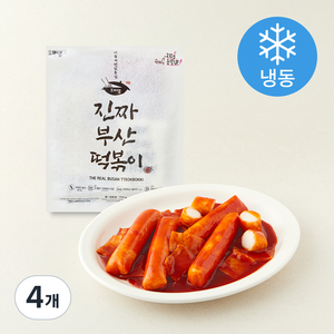 오마뎅 진짜부산 떡볶이 (쌀떡) (냉동), 704g, 4개
