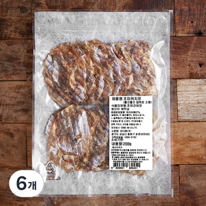 바다원 조미 참쥐포, 200g(소형), 6개