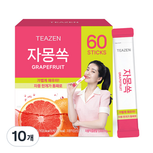 티젠 자몽쏙 분말차, 5g, 60개입, 10개