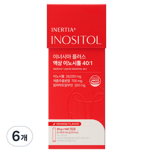이너시아 플러스 액상 이노스톨 40:1, 280g, 6개