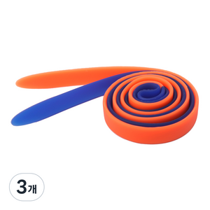 피닉스 투톤 실리콘밴드 PB-100, Blue + Orange, 3개