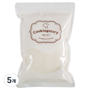 쿠킹스토리 건조 코코넛 분말, 500g, 5개