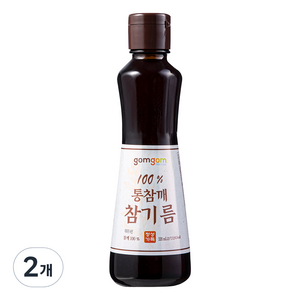 곰곰 100% 통참깨 참기름, 2개, 320ml