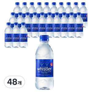 휘슬러워터 생수, 350ml, 48개