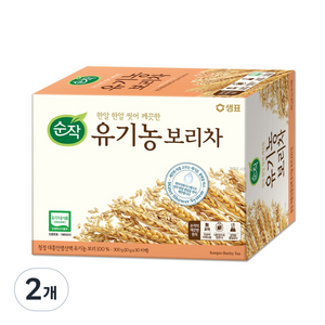 순작 유기농 보리차, 10g, 30개입, 2개
