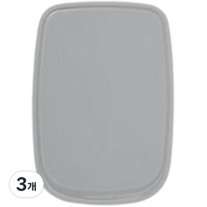 모윰 유아용 프리미엄 실리콘 이유식 도마, 그레이, 3개