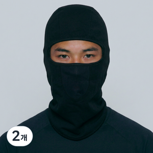 써머텍트 아틱블리스 윈터 바라클라바, 블랙, 2개