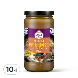 티아시아키친 베트남 쌀국수 소스, 350g, 10개