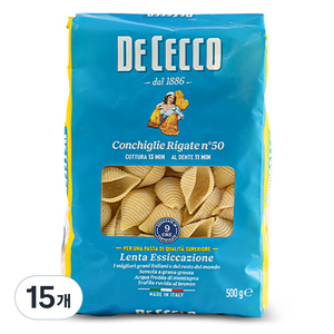 데체코 꼰길리에 파스타, 500g, 15개