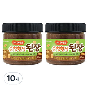 아이배냇 순창 한식 된장, 150g, 10개