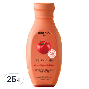 몽크슈 저당 토마토 케찹, 300g, 25개