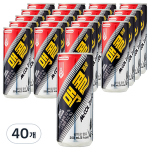 맥콜 제로, 250ml, 40개