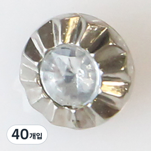 HR빅버튼 사라예보 단추 NO9 11mm, 혼합 색상, 40개입