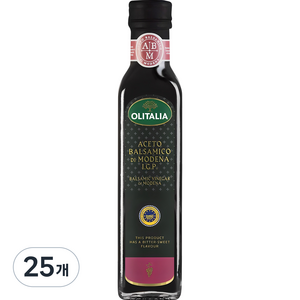 올리타리아 발사믹 식초, 250ml, 25개