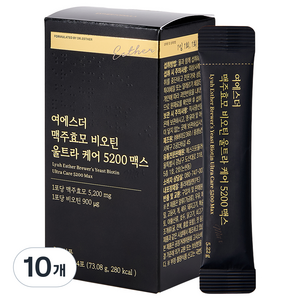 에스더포뮬러 여에스더 맥주효모 비오틴 울트라 케어 5200 맥스, 14회분, 10개