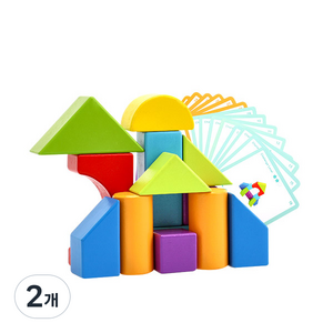 투키토이 블럭 플레이 33p, 혼합색상, 2개