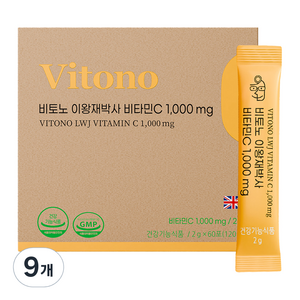 비토노 이왕재 박사 비타민C 1000mg, 9개, 60회분
