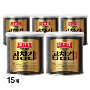 대천김 곱창캔김, 30g, 15개