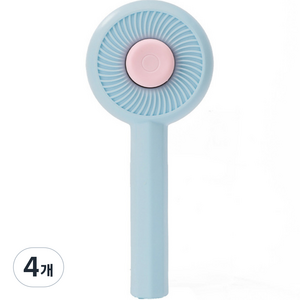 펫트너스 반려동물 원터치 월풀 브러쉬, 블루, 4개