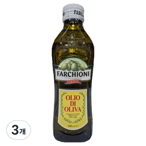 파르키오니 퓨어 올리브유, 500ml, 3개